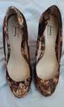 Sapatos padrão floral