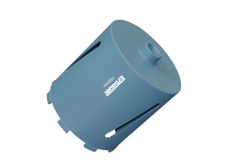 Otwornica diamentowa do betonu Erbauer 152 mm + adapter sds