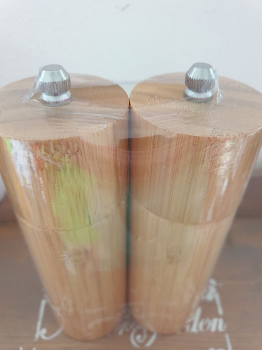 Zestaw bambusowych młynków.  Nowe. 2 szt.