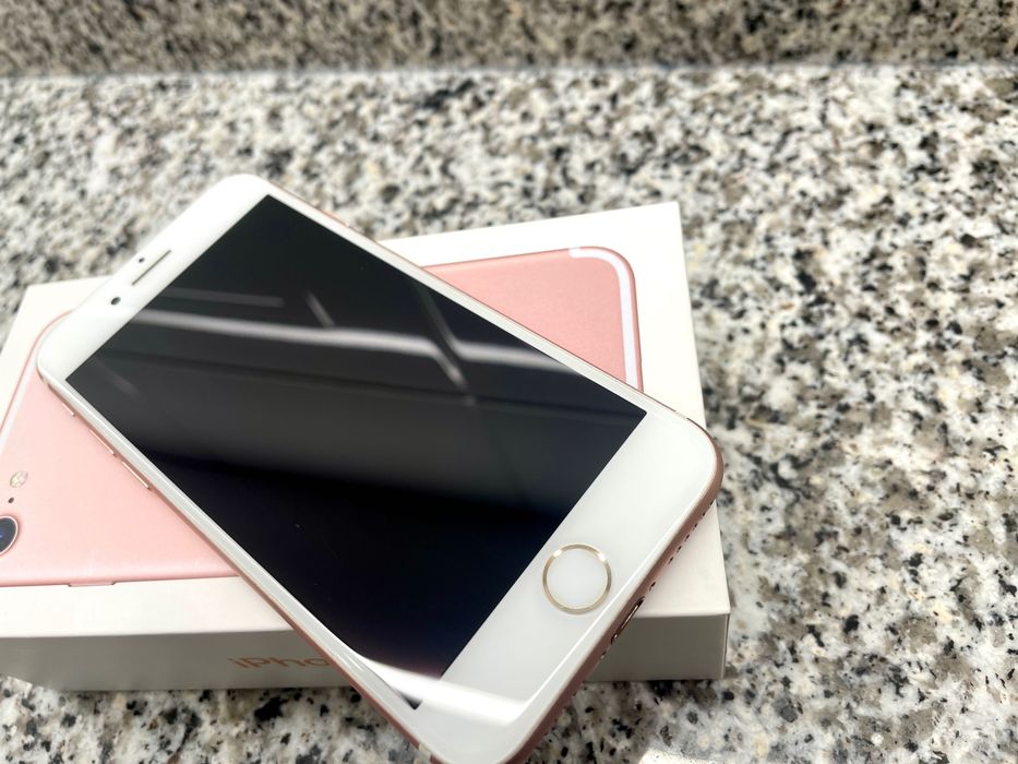 Iphone 7 128GB rose gold + capas