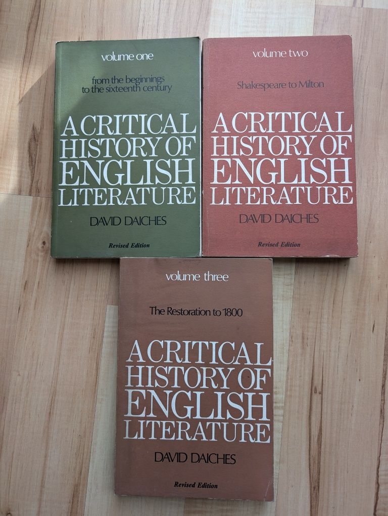 A critical history of english literature