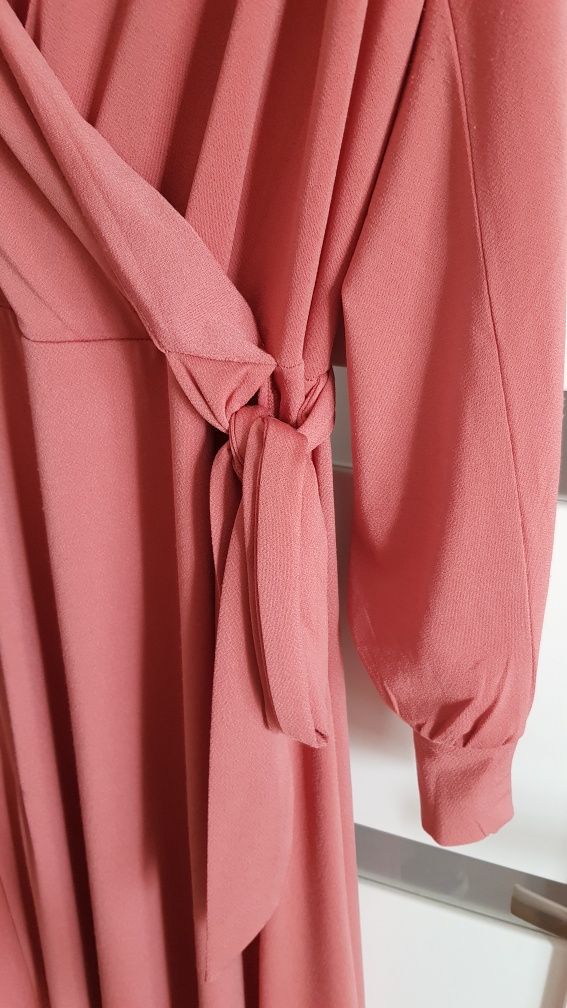 H&m sukienka kopertowy dekolt r 38