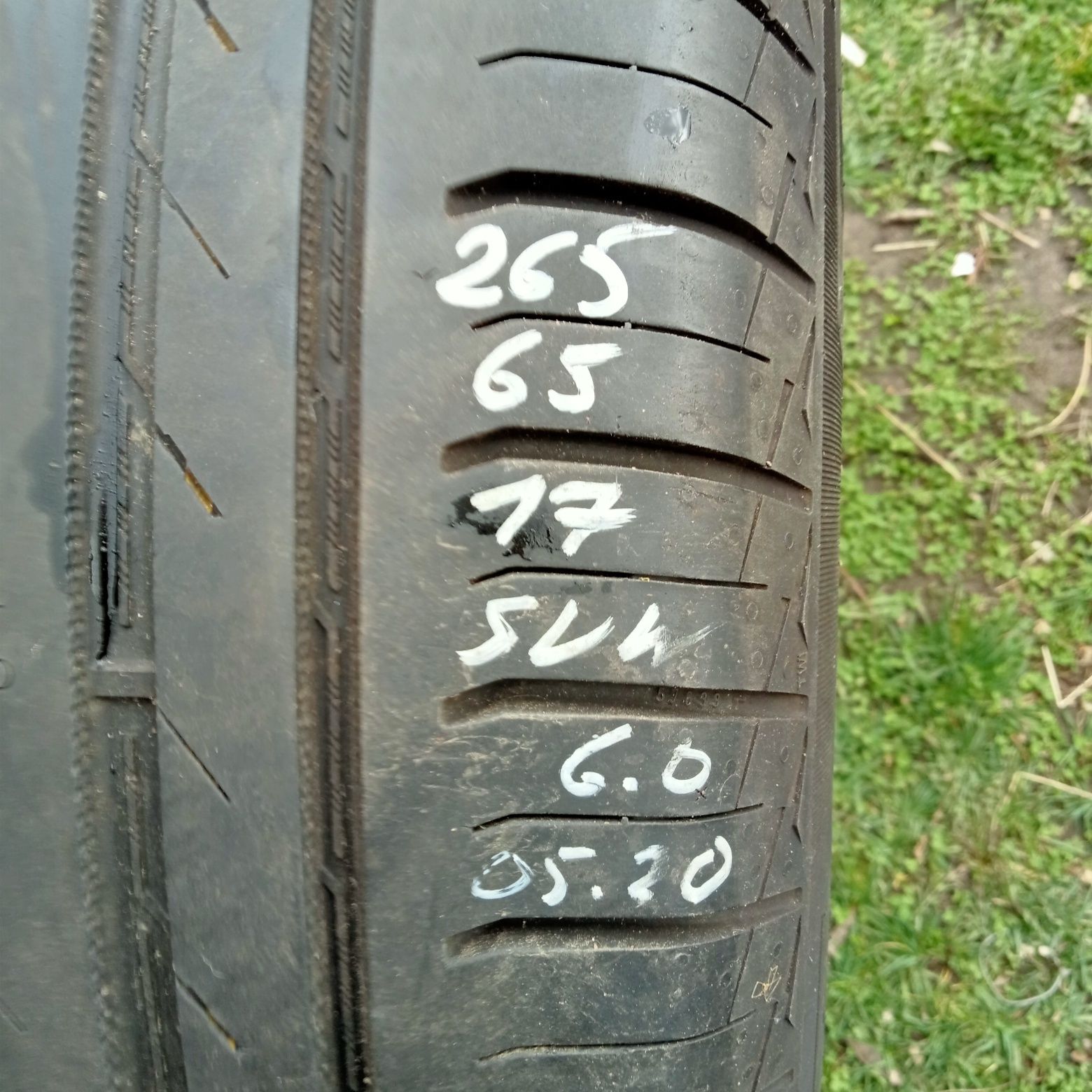 Nokian Tyres wetproof SUV 265.65.17.116h 6.5m z 20r