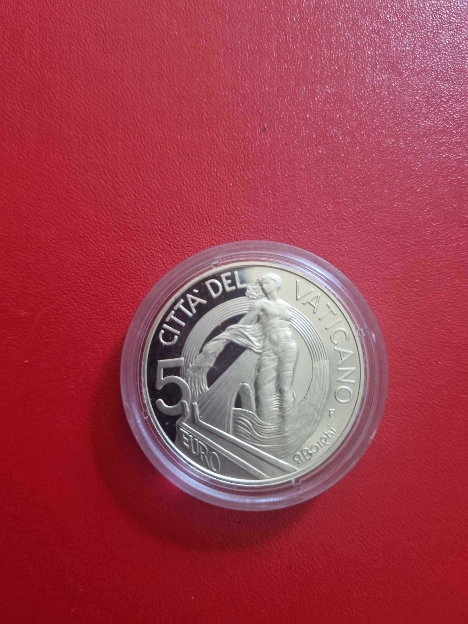 Watykan Jan Paweł II 5 Euro 2003 Ag Srebro