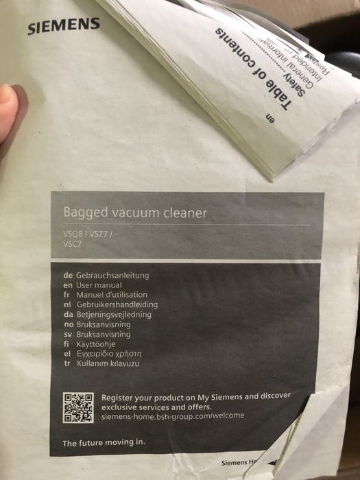 Пилосос Siemens Z 7.0 VSZ7442S