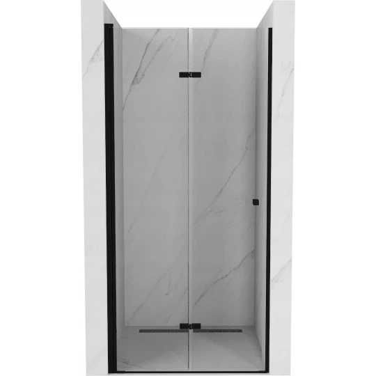 Drzwi prysznicowe składane 100 cm czarne