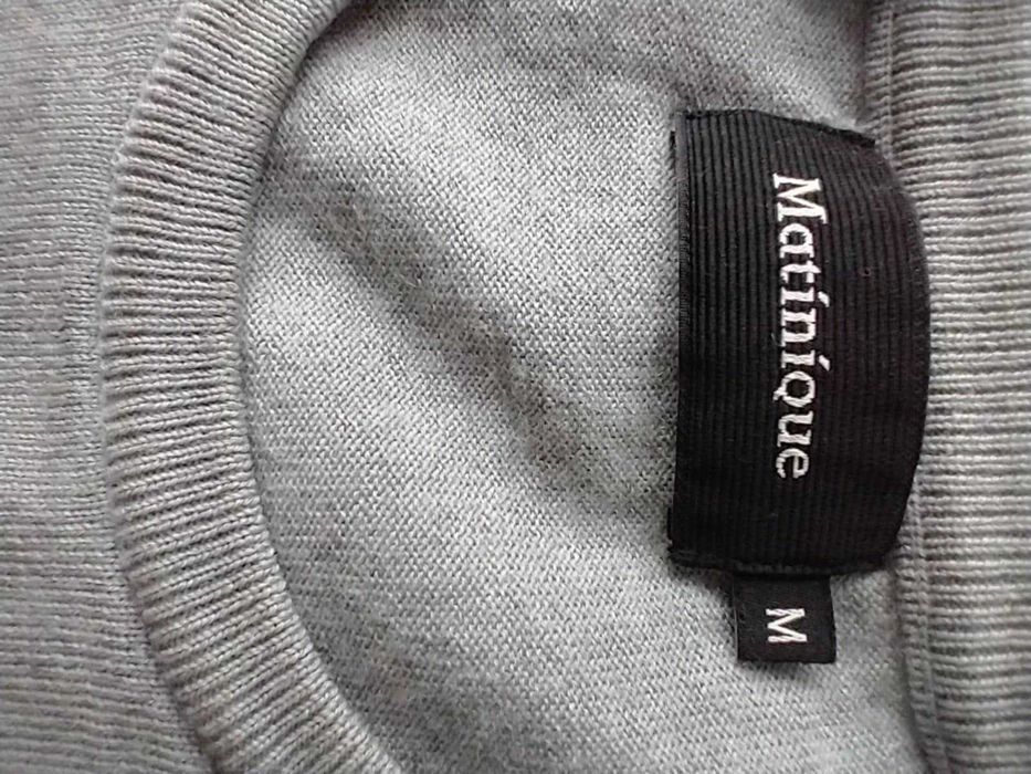 sweter markowy Matinique męski 100% wełna R.M