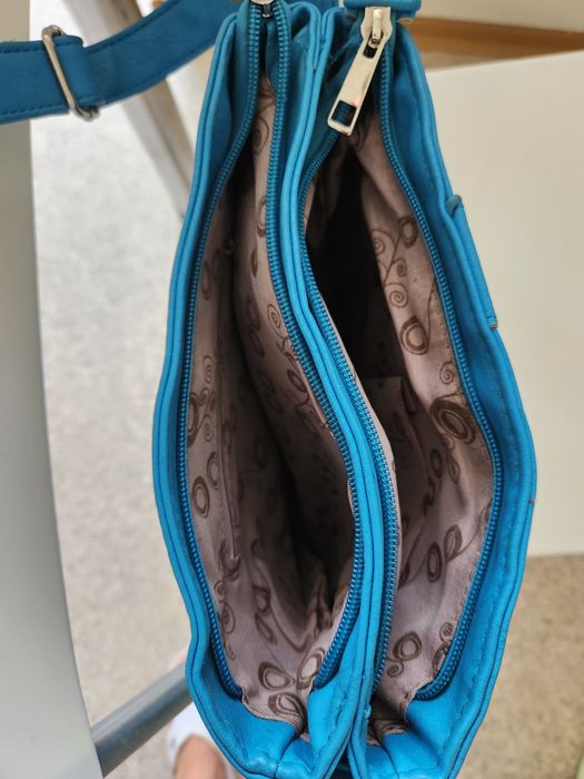 Красива сумка жіноча кольору морської хвилі