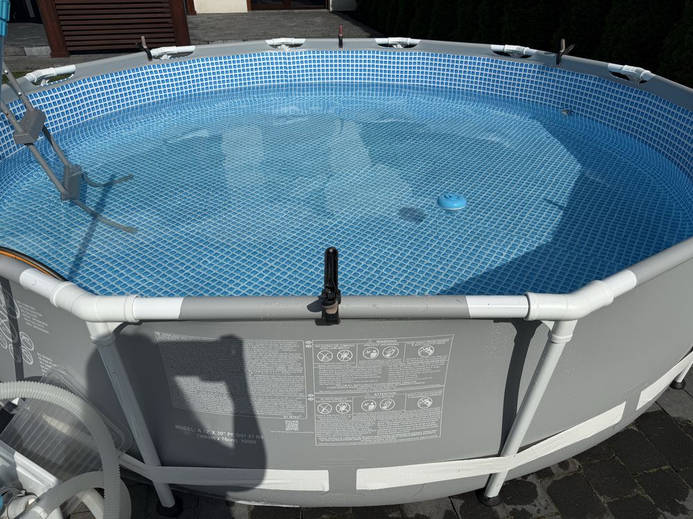 Basen intex 366x76 cm pompa basenowa piaskowa sx2800 + dodatki
