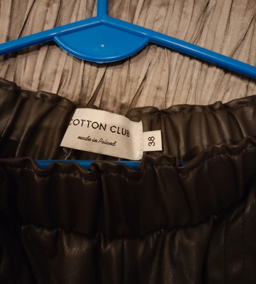 Cotton Club, spodenki ze skóry ekologicznej, rozm. M