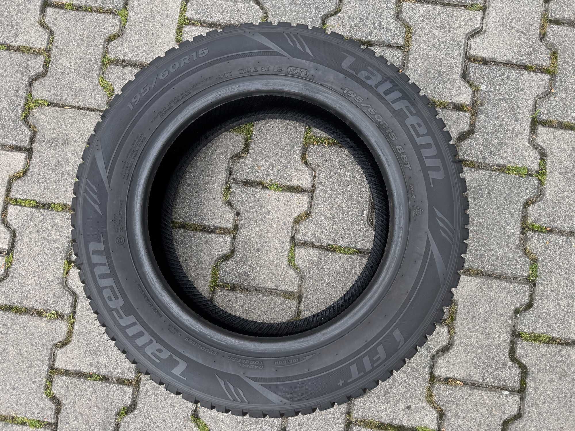 4x opony Zimowe 195/60r15 88T LAUFEN I Fit+ (8mm 2023r jak Nowe)