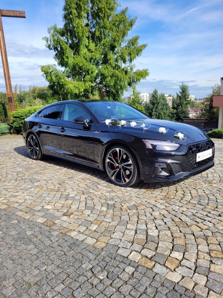 Wynajem samochodu do ślubu Audi A5 Quattro S-Line