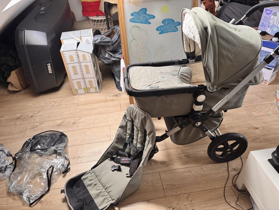 Wózek Bugabo cameleon 3 w pieknym oliwkowym kolorze!