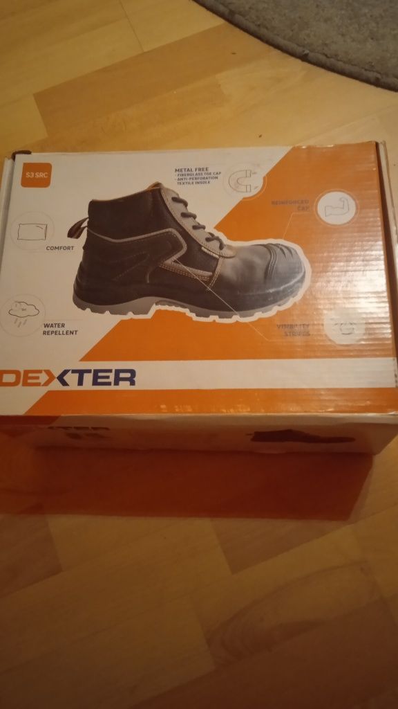 Buty ochronne robocze S3 FIBERGLASS DEXTER