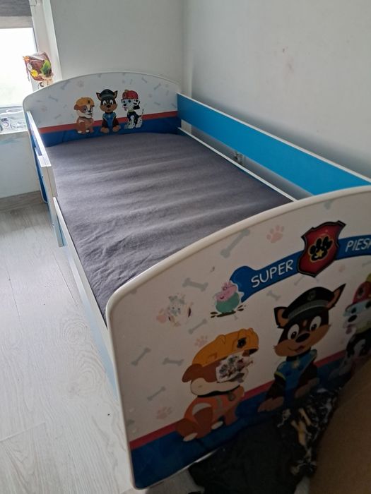 Łóżko dziecięce psi patrol