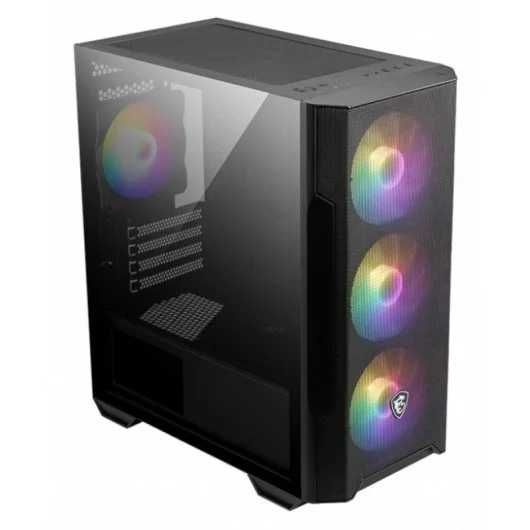 NOVA / Caixa PC MSI MAG FORGE M100R Vidro Temperado USB 3.2 ARGB Preta