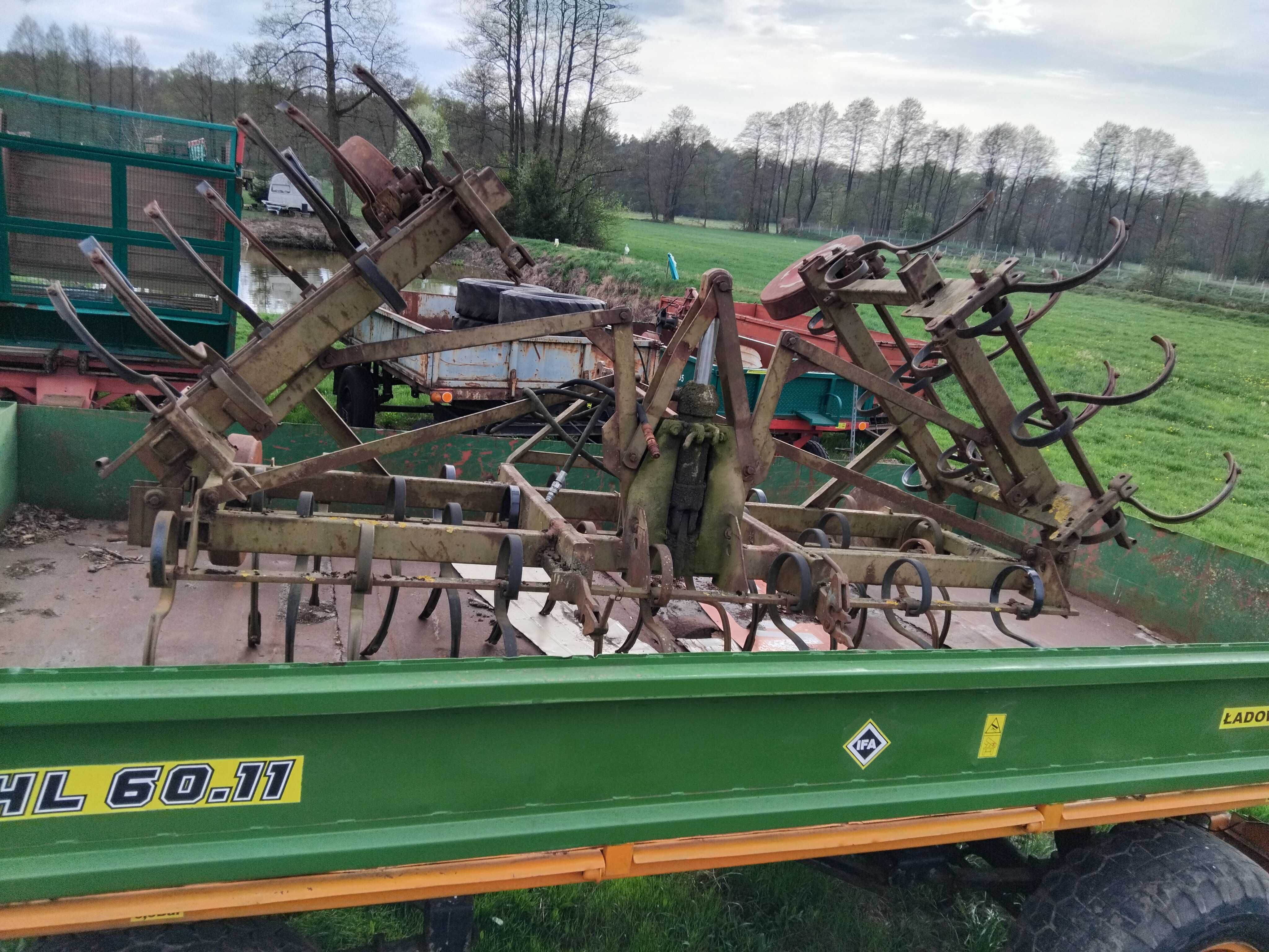 Przyczepa wywrotka HL6011.,kultywator,agregat,transport