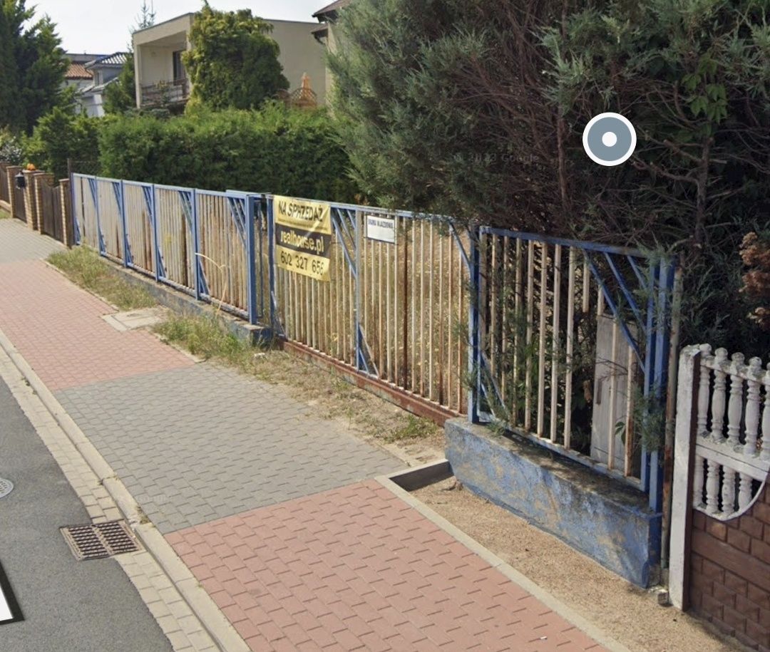 Ogrodzenie Płot metalowy 17m z bramą przesuwną 4m
