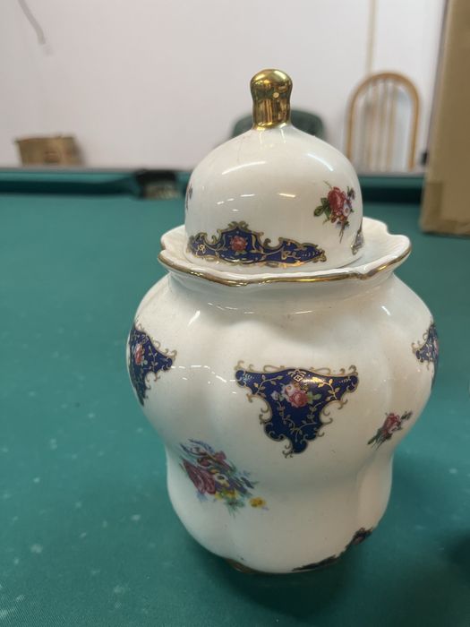 Conjunto de 2 potes em louça