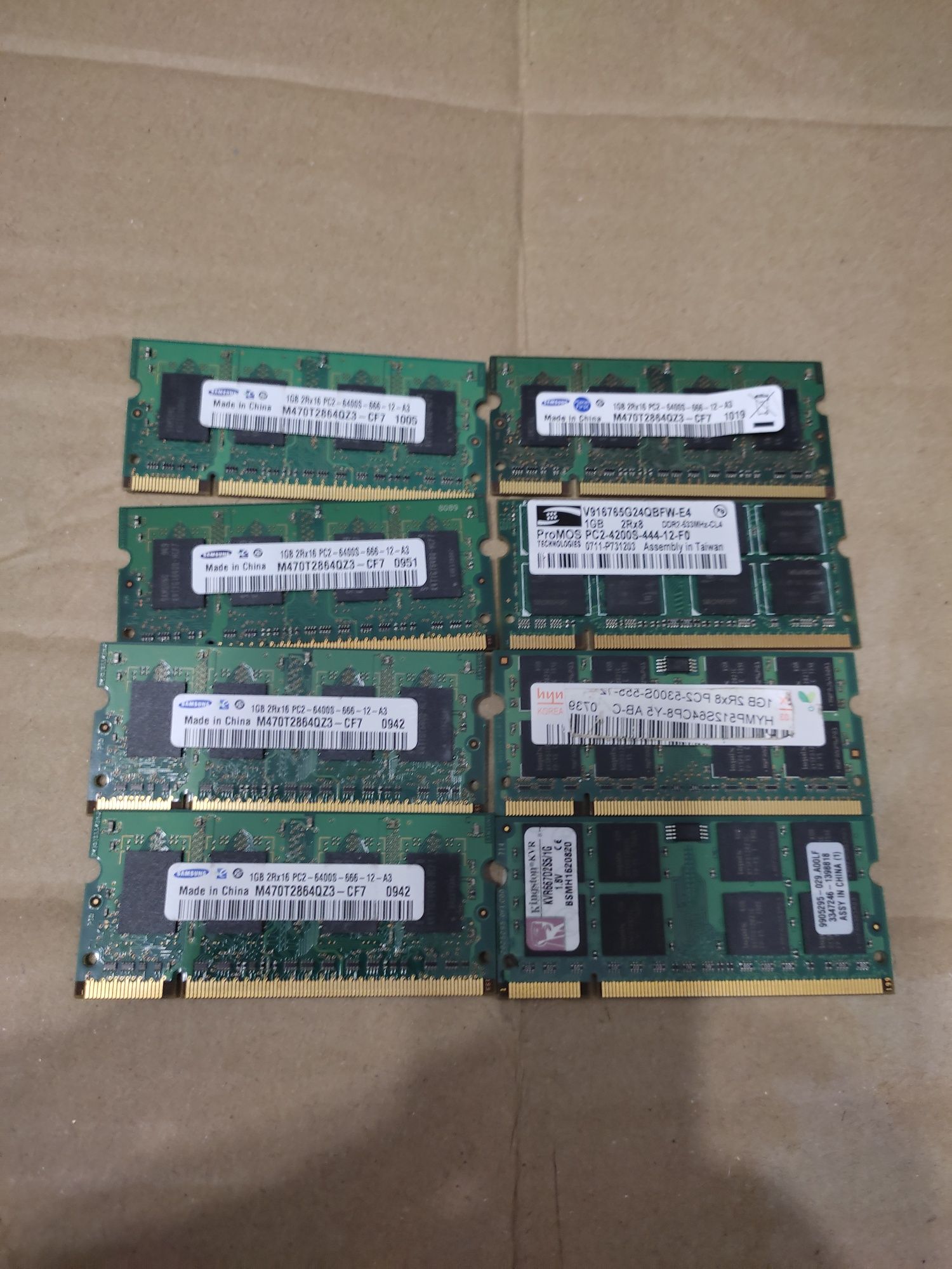Оперативная память sodimm ddr2 1gb PC2-6400