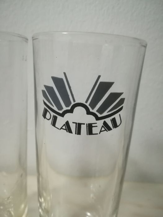 Plateau discoteca copos em vidro