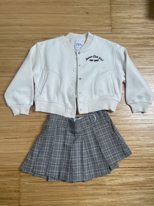Komplet spódnica i bluza ZARA rozmiar 120