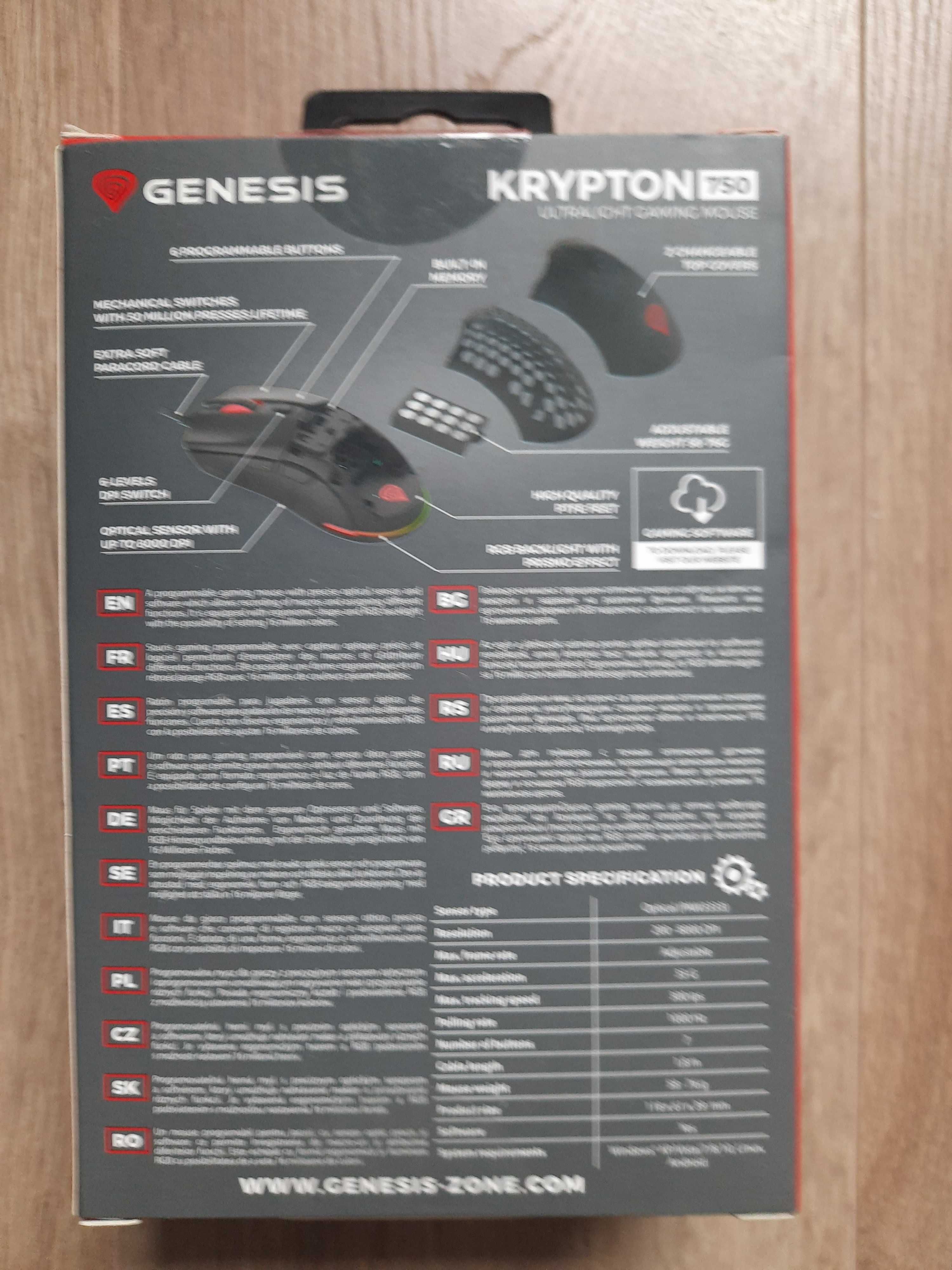 Myszka genesis krypton 750