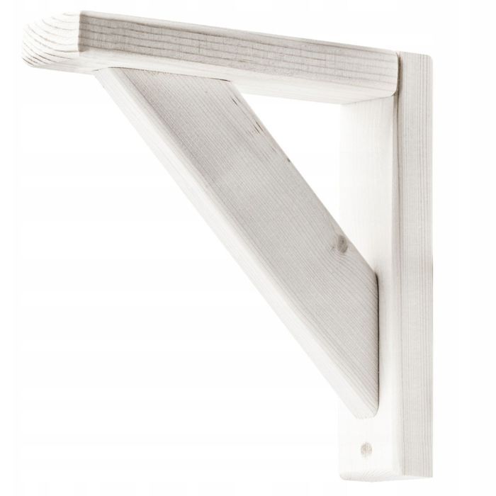 ZESTAW 10szt WSPORNIK półki drewniany wzmocniony 145x145x30mm