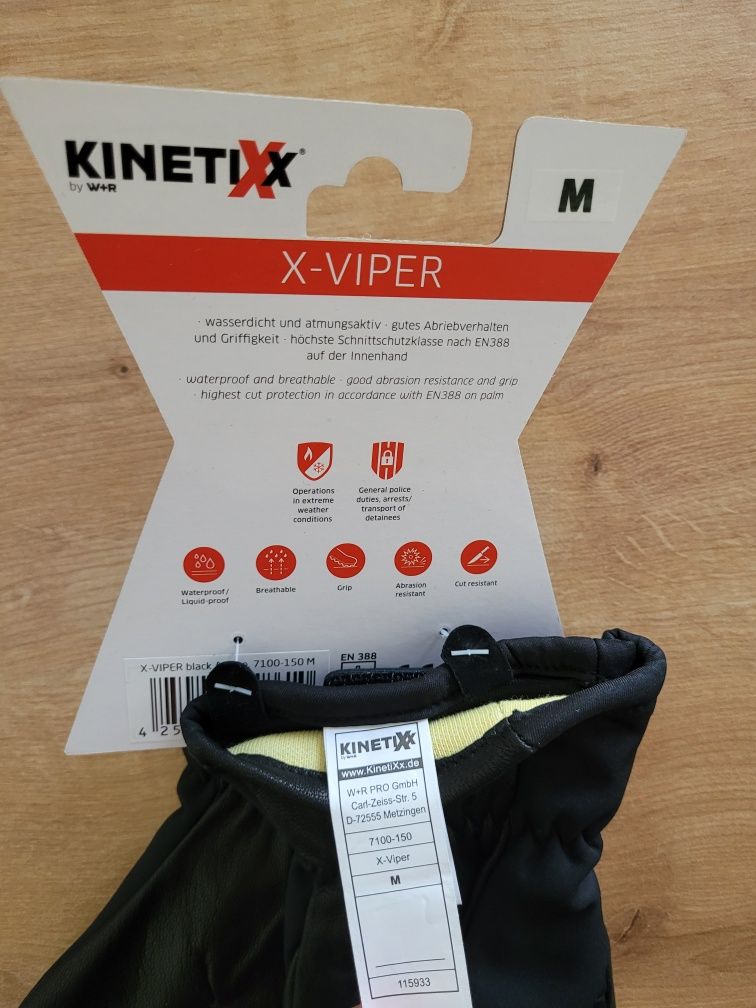 Rękawice taktyczne kinetixx x-viper, rozmiar M
