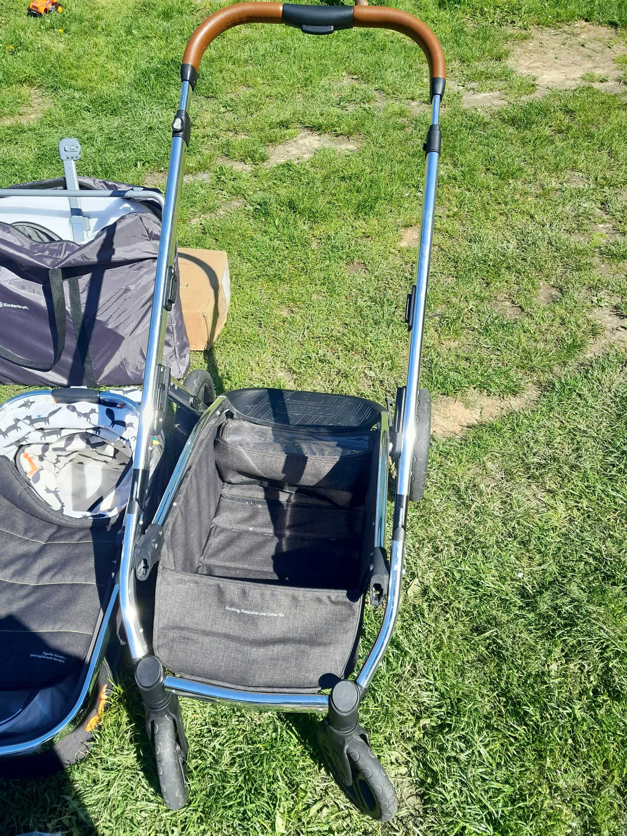 Wózek dziecięcy Cosatto WOW XL  Fox MIX wózek podwójny, rok po roku