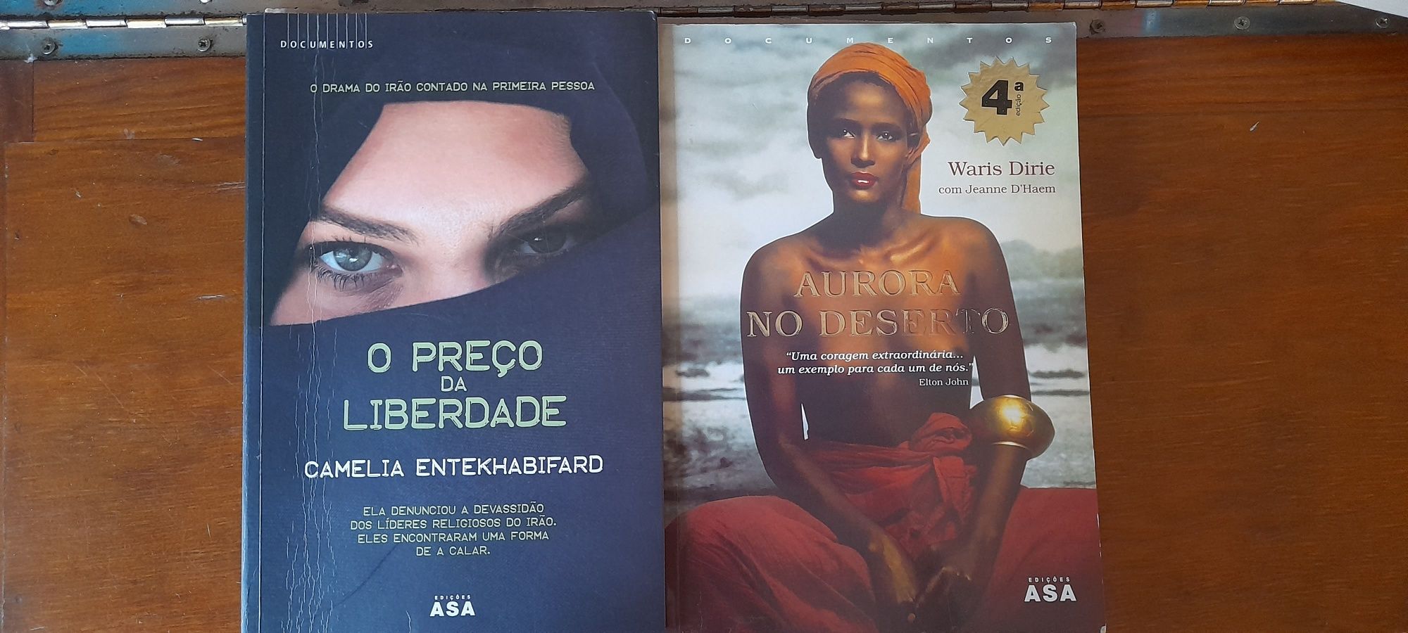 Varios livros: Tenho 13 anos e fui vendida, Desfigurada