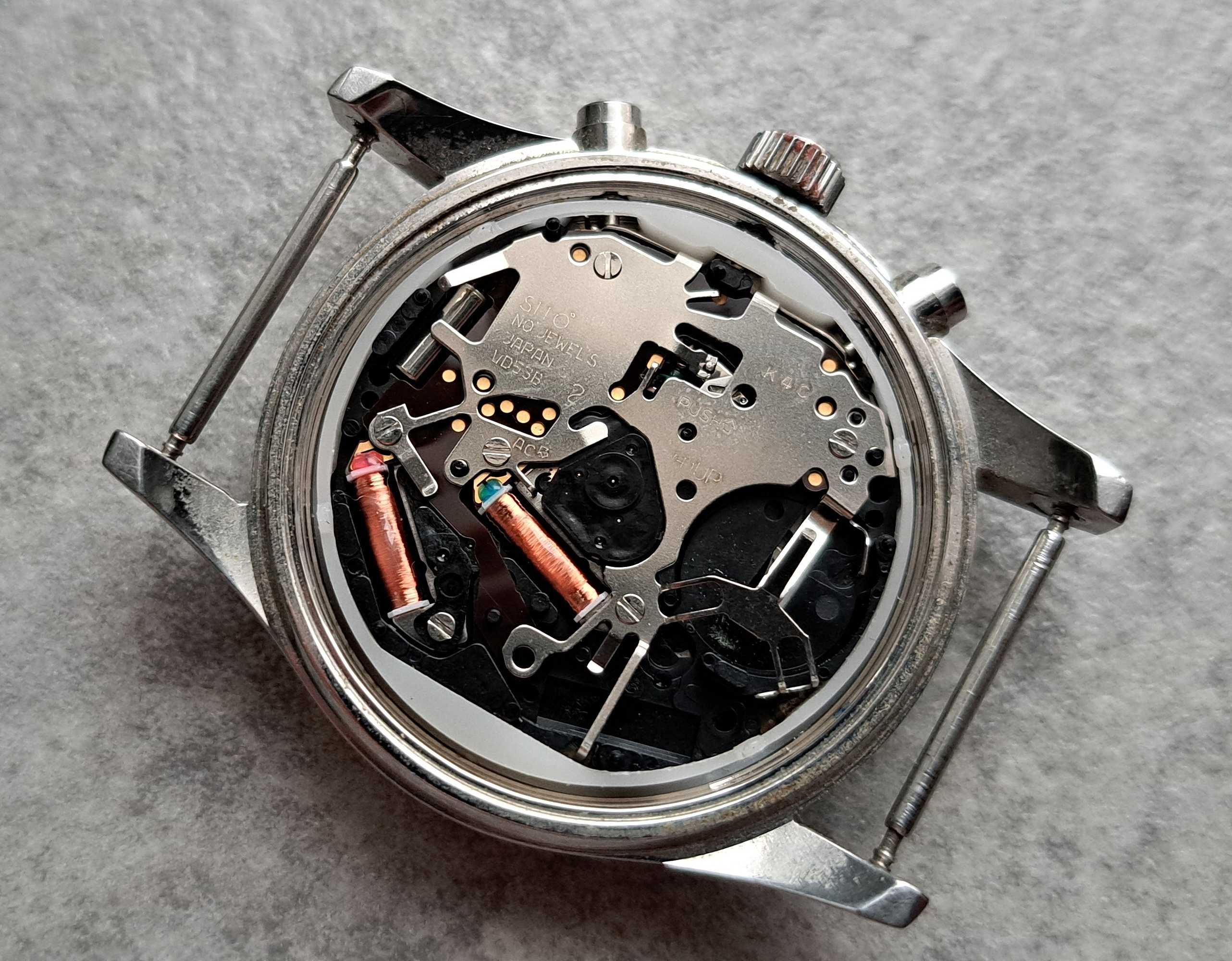 GFF - niemiecki zegarek kwarcowy chronograf na mechanizmie SEIKO