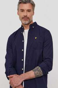 Сорочка чоловіча синя lyle & scott, розмір m