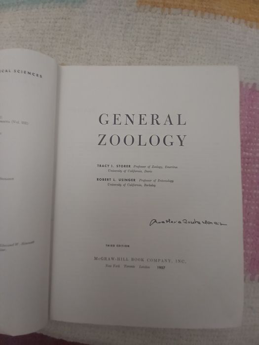 General Zoology Storer e Usinger