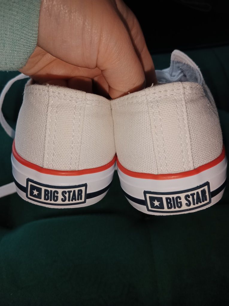 Trampki buty sportowe Big Star białe rozmiar 34 tenisówki