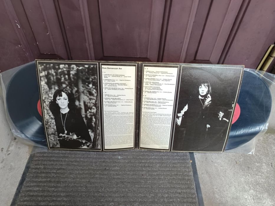 Stary vintage Dwupłytowy album winyli Ewy Demarczyk