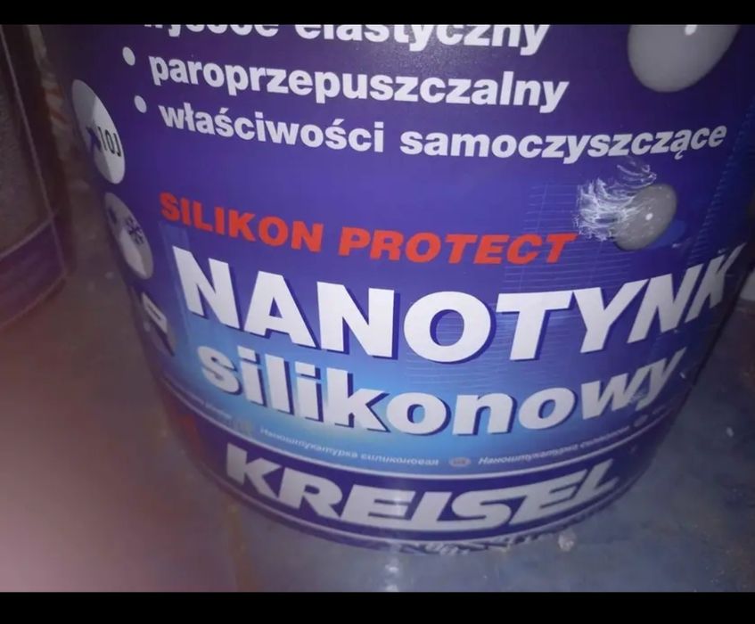 Tynk silikonowy  żółty