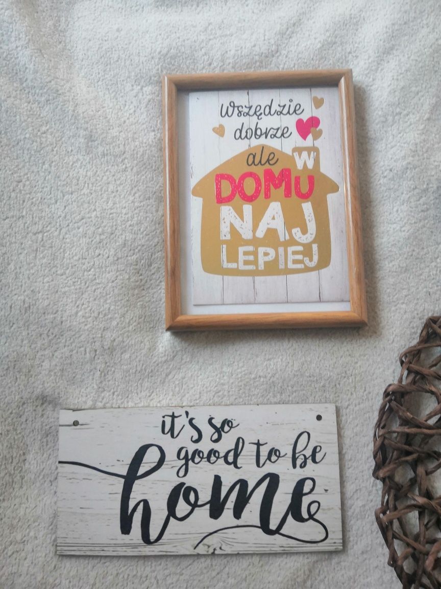 Zestaw dekoracji beż brąz