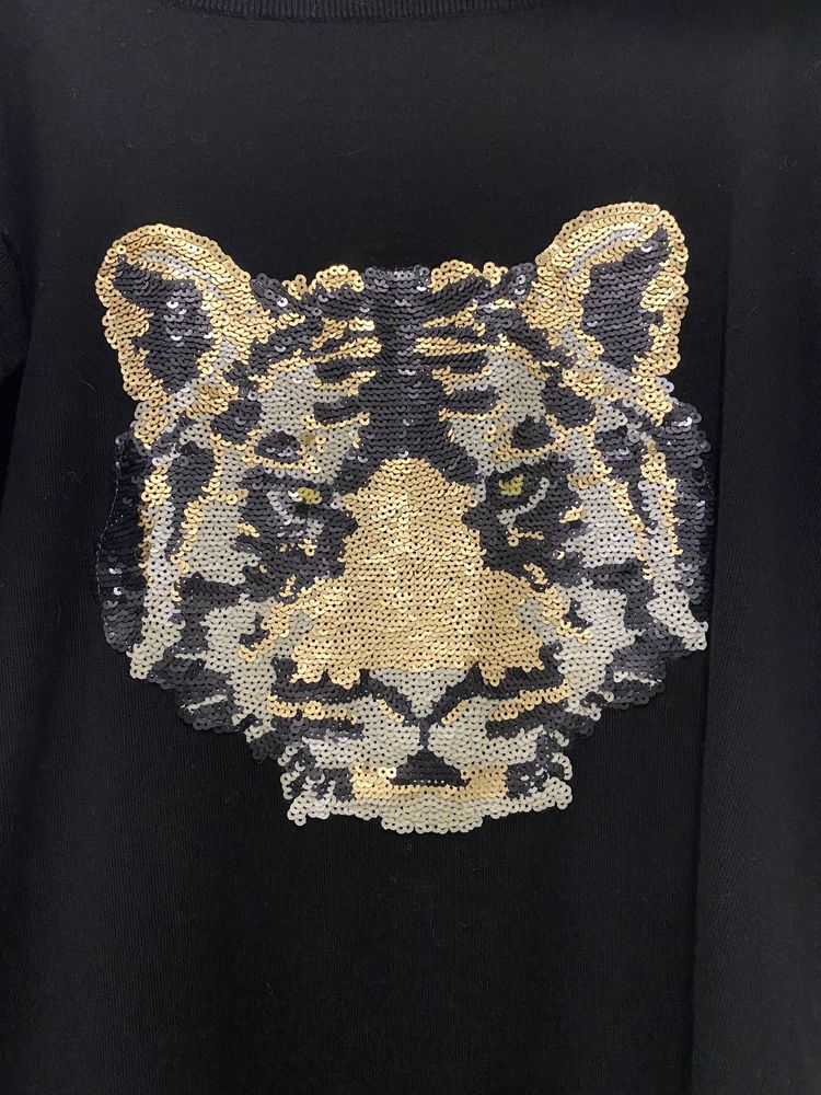 Camisola de lã Lio ju com tigre