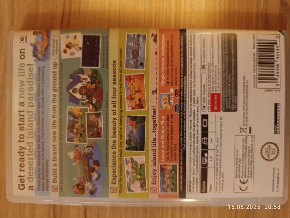 Animal Crossing New Horizons Nintendo Switch