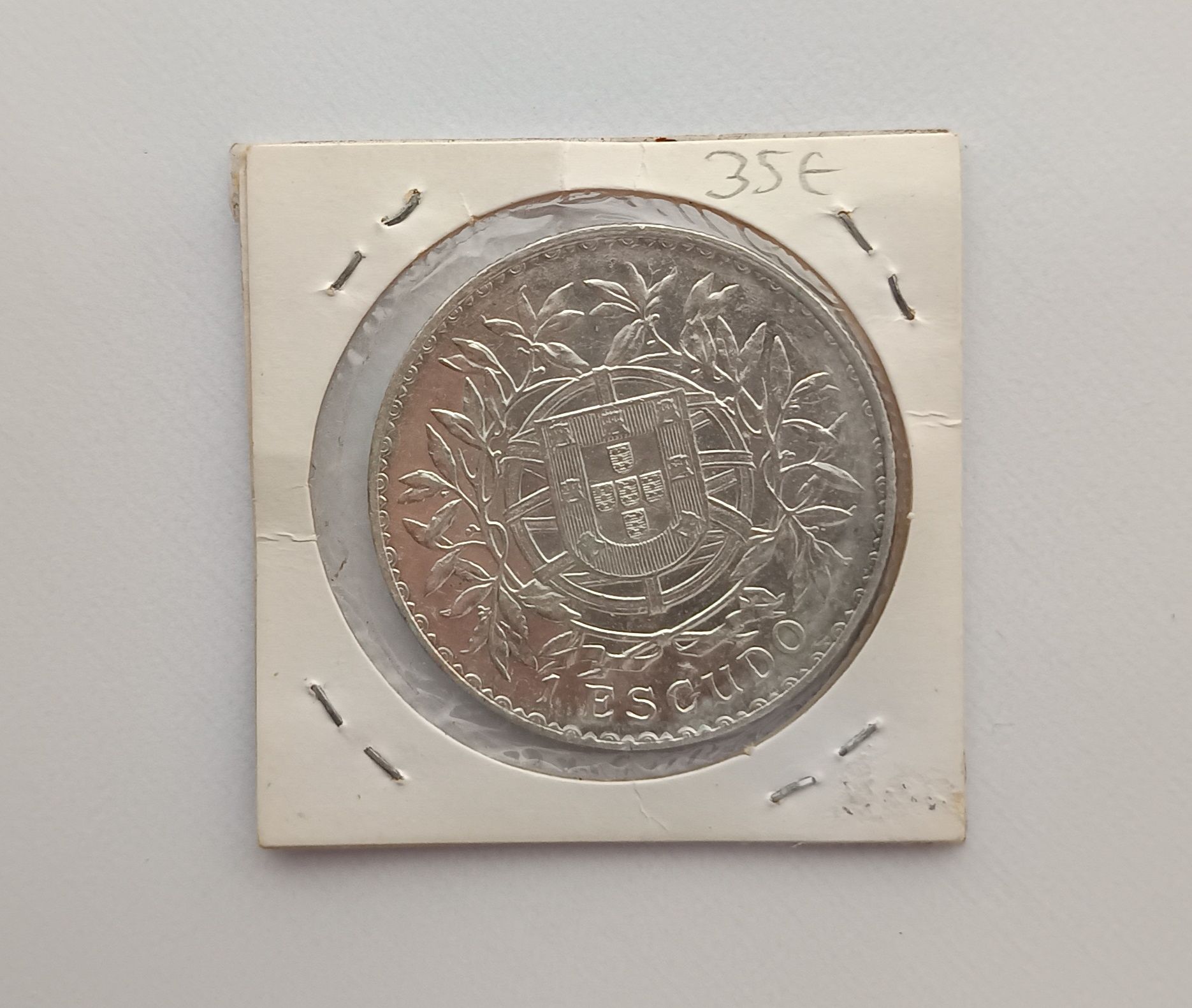 Moeda em prata 1 escudo