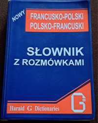 Słownik francusko- polski, polsko-francuski z rozmówkami.