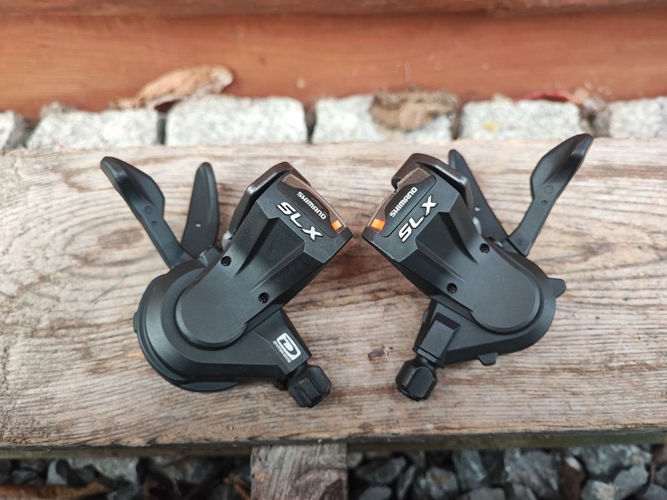 Manetki rowerowe Shimano SLX M660-A 3x10 retro mtb