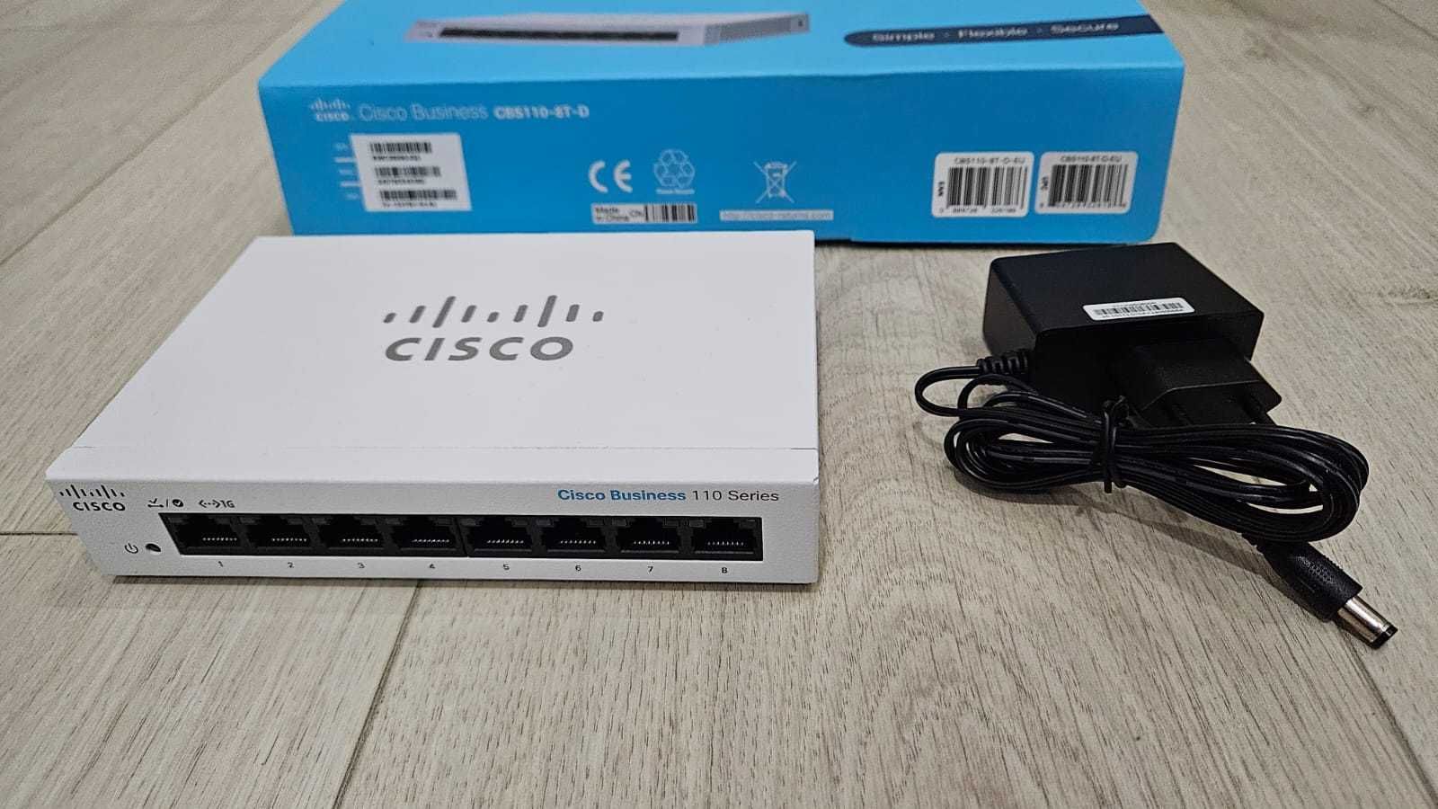 Switch Cisco CBS110-8T-D 110 Series 8-port