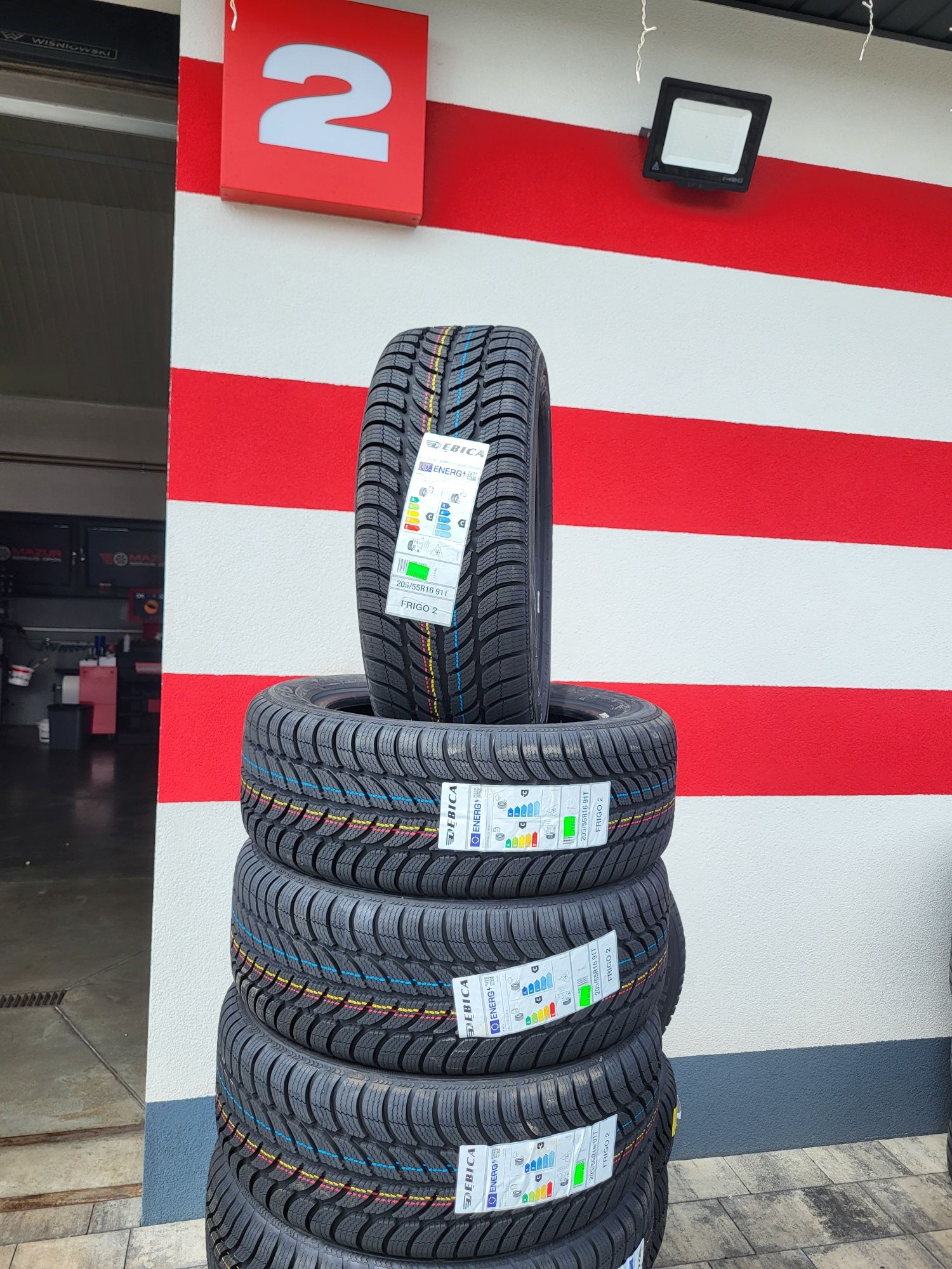 2025r Opony zimowe 205/55R16 91T Dębica Frigo 2 Montaż Od Ręki!