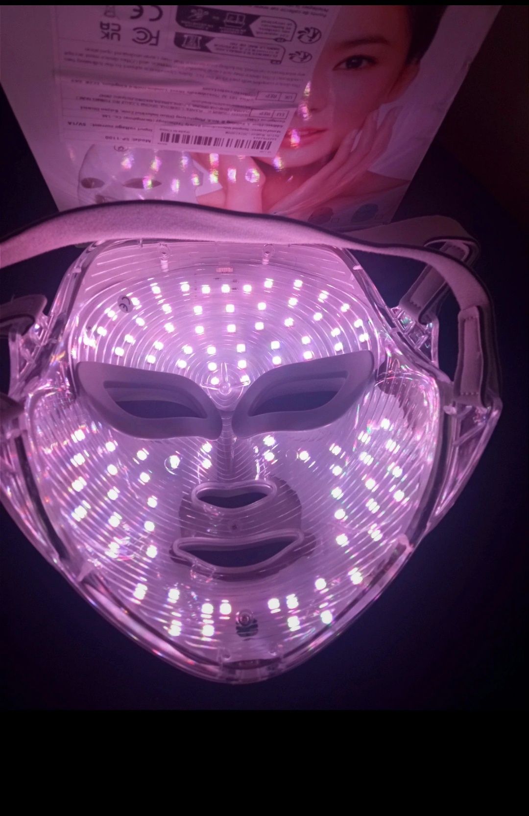 Maska led na twarz