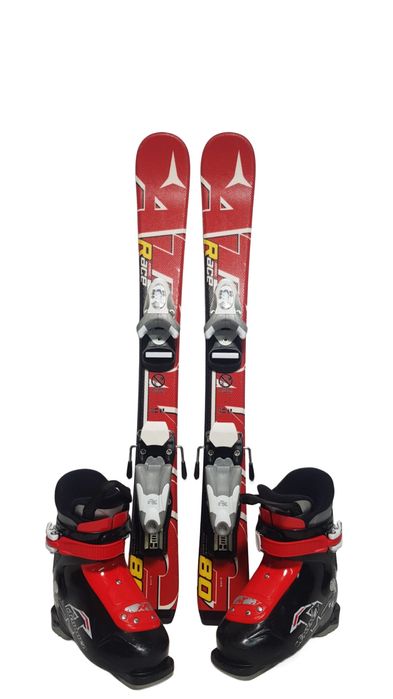 Komplet dla dziecka Narty 80 cm Atomic Race Buty r- 29