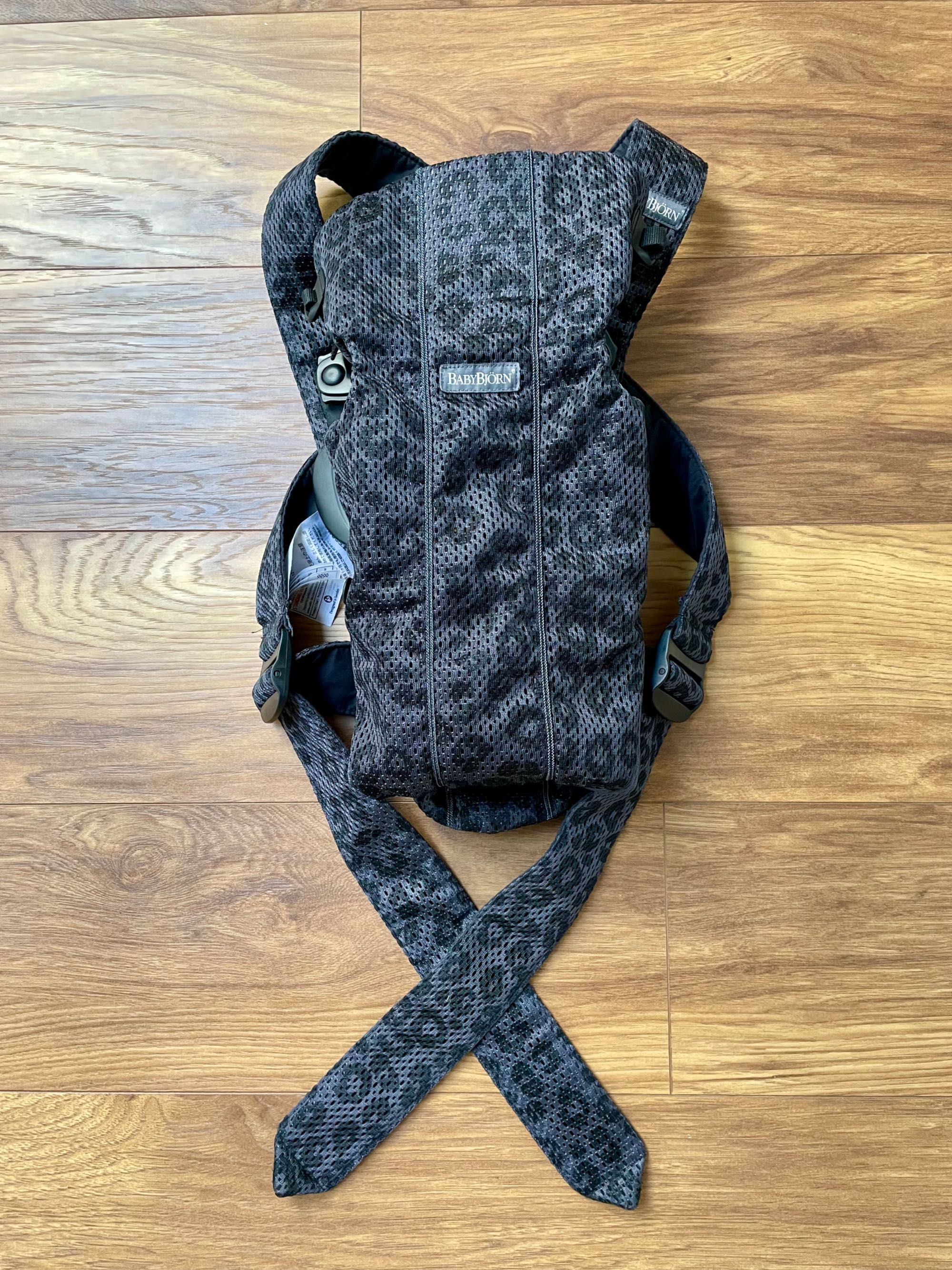 Nosidełko Babybjorn 3D mini mesh leopard