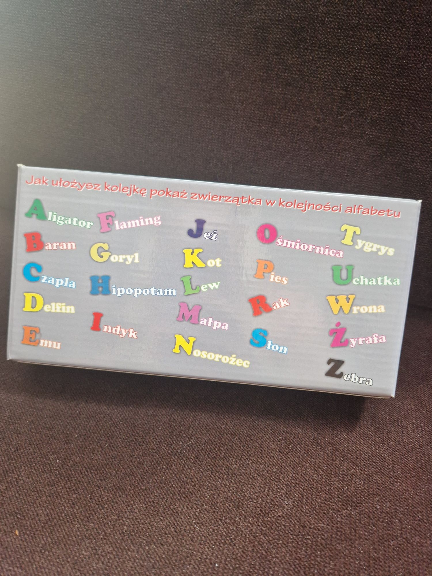 Gra Chińczyk+Puzzle Kolejkowe Abecadło