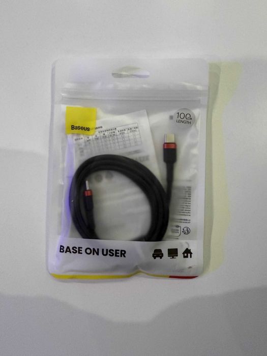 20W Oryginalny kabel BASEUS typ - C Samsung iPhone 1m
